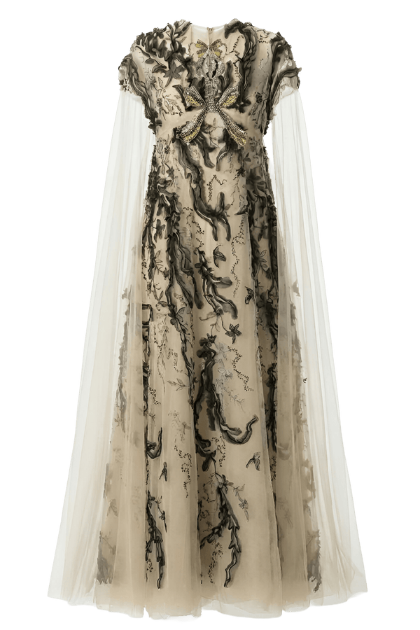 Kruger Dress - ALBOUSHIYA - district 5 - dubai - riyadh - abaya - dresses - designers - evening wear - luxury - elegance - craftsmanship - gowns - cocktail dresses - collections - georges