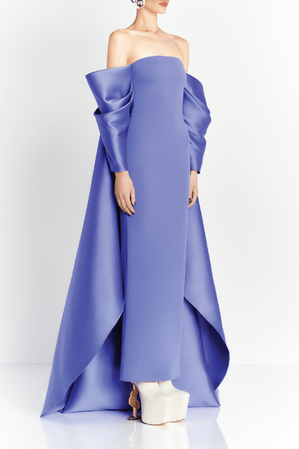 Kyla Maxi Dress - ALBOUSHIYA - district 5 - dubai - riyadh - abaya - dresses - designers - evening wear - luxury - elegance - craftsmanship - gowns - cocktail dresses - collections - georges