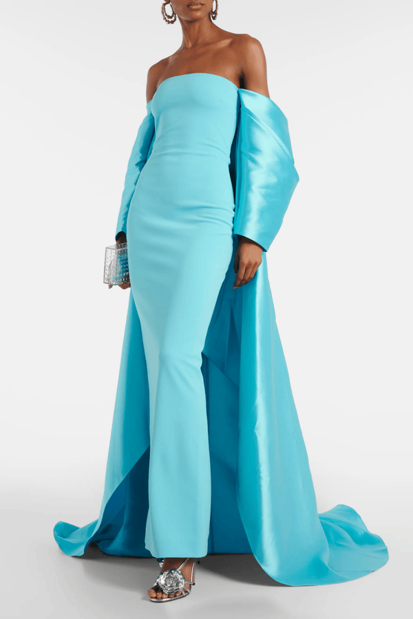 Kyla Maxi Dress - ALBOUSHIYA - district 5 - dubai - riyadh - abaya - dresses - designers - evening wear - luxury - elegance - craftsmanship - gowns - cocktail dresses - collections - georges
