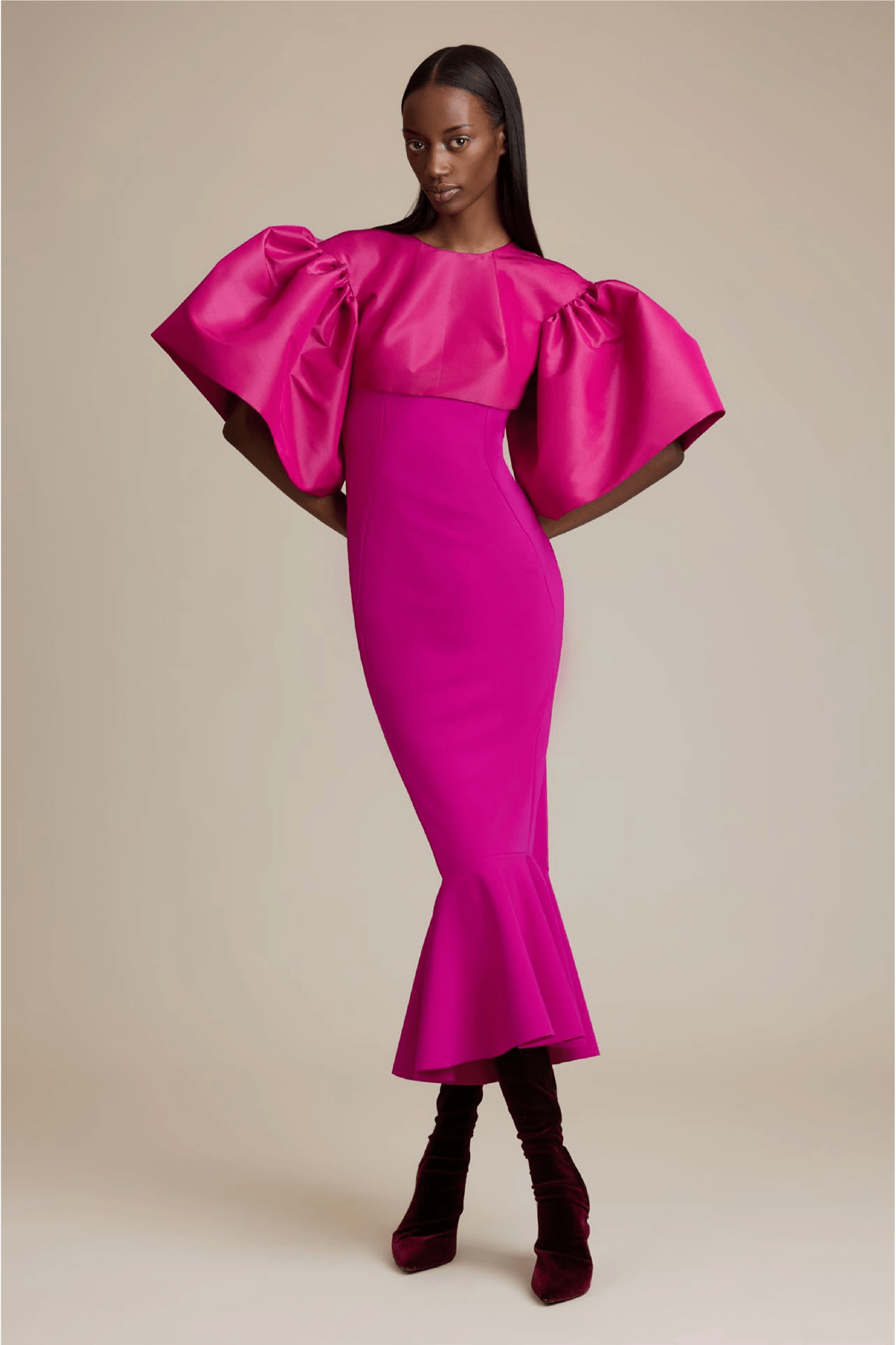 Laudine Dress - ALBOUSHIYA - district 5 - dubai - riyadh - abaya - dresses - designers - evening wear - luxury - elegance - craftsmanship - gowns - cocktail dresses - collections - georges