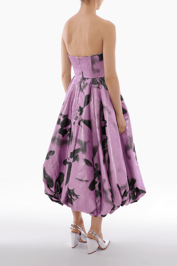 Lavender Dress - ALBOUSHIYA - district 5 - dubai - riyadh - abaya - dresses - designers - evening wear - luxury - elegance - craftsmanship - gowns - cocktail dresses - collections - georges