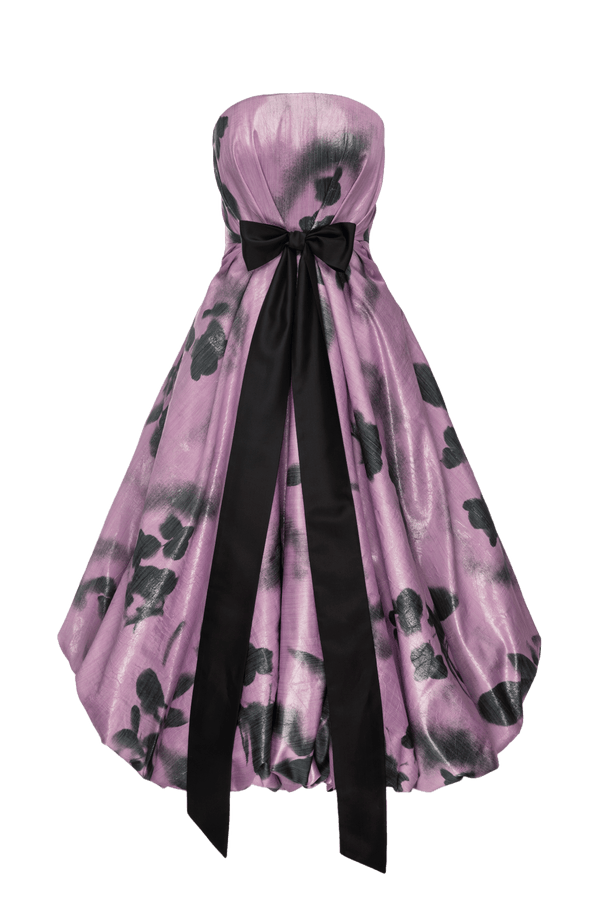 Lavender Dress - ALBOUSHIYA - district 5 - dubai - riyadh - abaya - dresses - designers - evening wear - luxury - elegance - craftsmanship - gowns - cocktail dresses - collections - georges