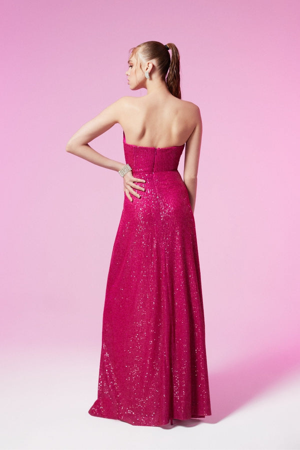 Luna Dress - ALBOUSHIYA - district 5 - dubai - riyadh - abaya - dresses - designers - evening wear - luxury - elegance - craftsmanship - gowns - cocktail dresses - collections - georges