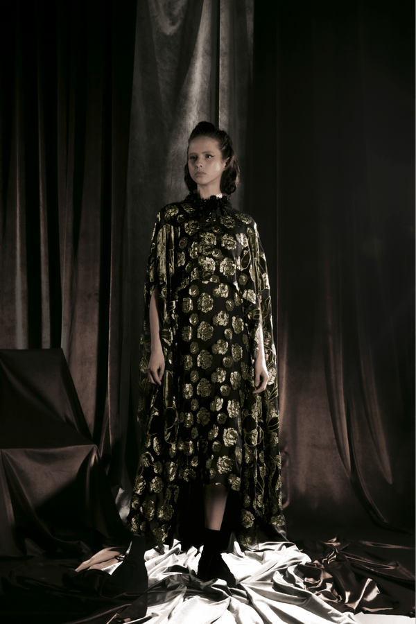 Lush Dress - ALBOUSHIYA - district 5 - dubai - riyadh - abaya - dresses - designers - evening wear - luxury - elegance - craftsmanship - gowns - cocktail dresses - collections - georges
