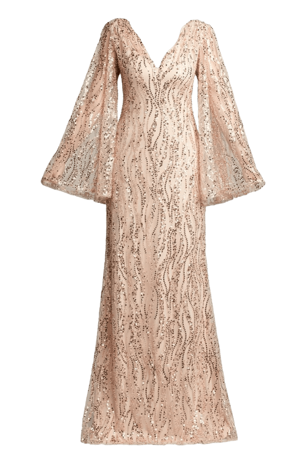 Magnolia Embellished Tulle Gown - ALBOUSHIYA - district 5 - dubai - riyadh - abaya - dresses - designers - evening wear - luxury - elegance - craftsmanship - gowns - cocktail dresses - collections - georges