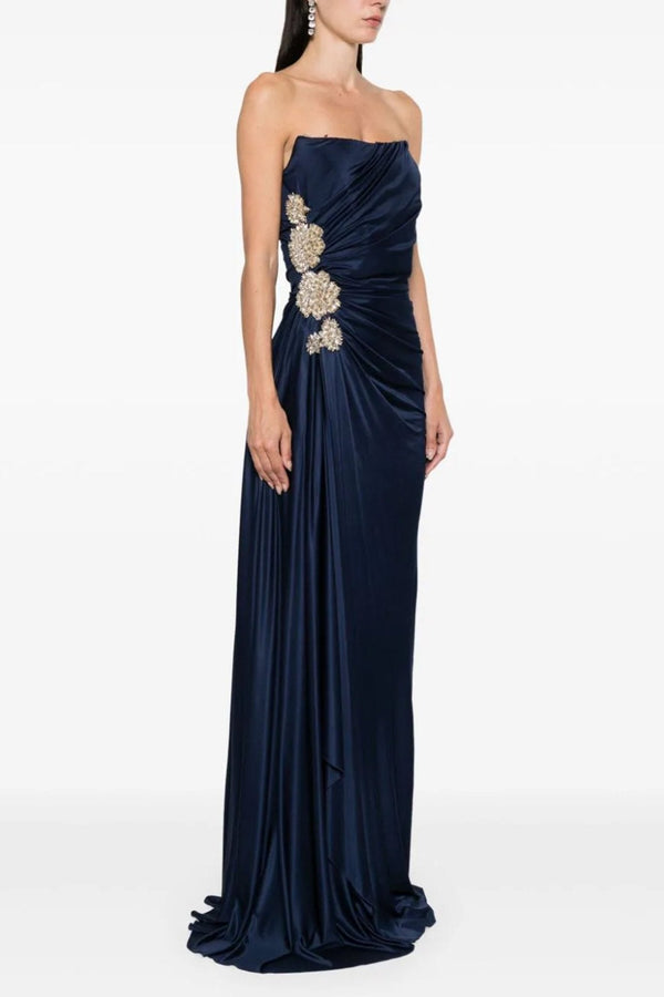 Milia Gown - ALBOUSHIYA - district 5 - dubai - riyadh - abaya - dresses - designers - evening wear - luxury - elegance - craftsmanship - gowns - cocktail dresses - collections - georges