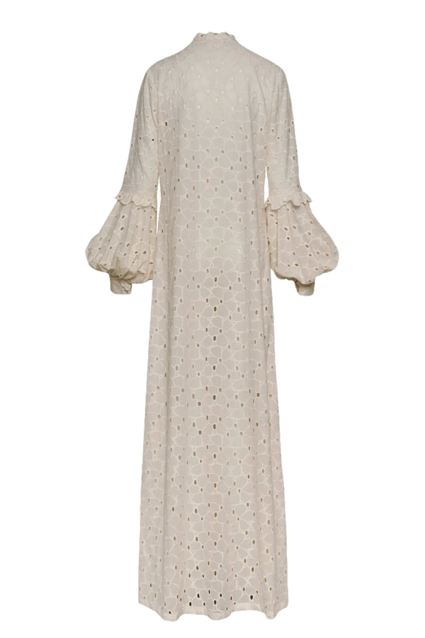 Mucura Cotton Maxi Dress - ALBOUSHIYA - district 5 - dubai - riyadh - abaya - dresses - designers - evening wear - luxury - elegance - craftsmanship - gowns - cocktail dresses - collections - georges