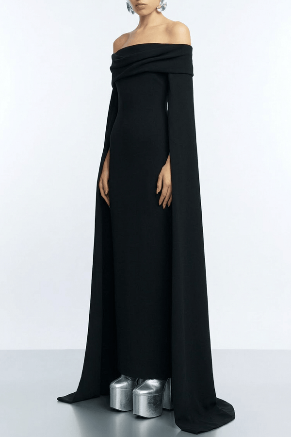 Nuri Maxi Dress - ALBOUSHIYA - district 5 - dubai - riyadh - abaya - dresses - designers - evening wear - luxury - elegance - craftsmanship - gowns - cocktail dresses - collections - georges