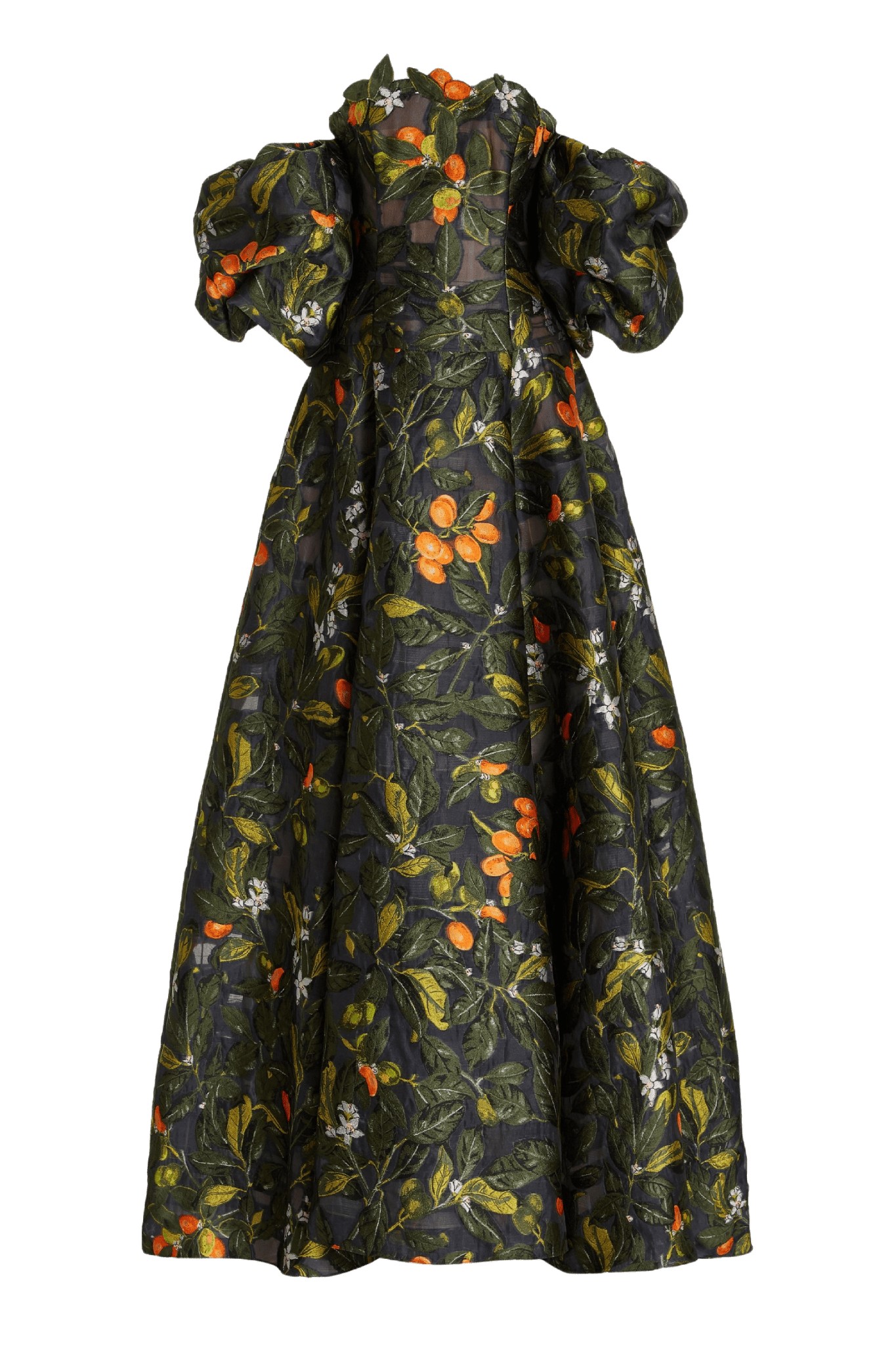 Off Shoulder Puff Gown - ALBOUSHIYA - district 5 - dubai - riyadh - abaya - dresses - designers - evening wear - luxury - elegance - craftsmanship - gowns - cocktail dresses - collections - georges
