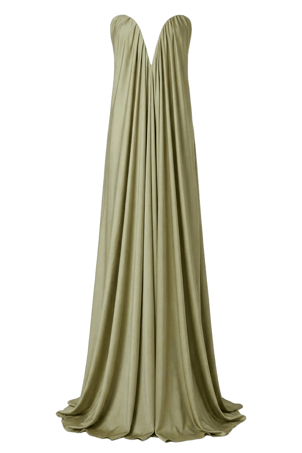 Olivienne Gown in Riviera - ALBOUSHIYA - district 5 - dubai - riyadh - abaya - dresses - designers - evening wear - luxury - elegance - craftsmanship - gowns - cocktail dresses - collections - georges