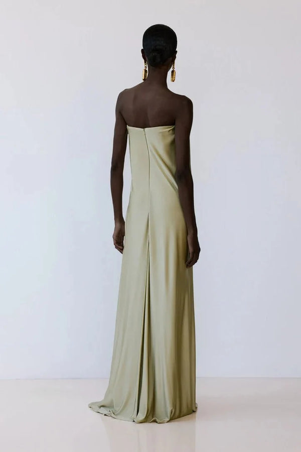 Olivienne Gown in Riviera - ALBOUSHIYA - district 5 - dubai - riyadh - abaya - dresses - designers - evening wear - luxury - elegance - craftsmanship - gowns - cocktail dresses - collections - georges