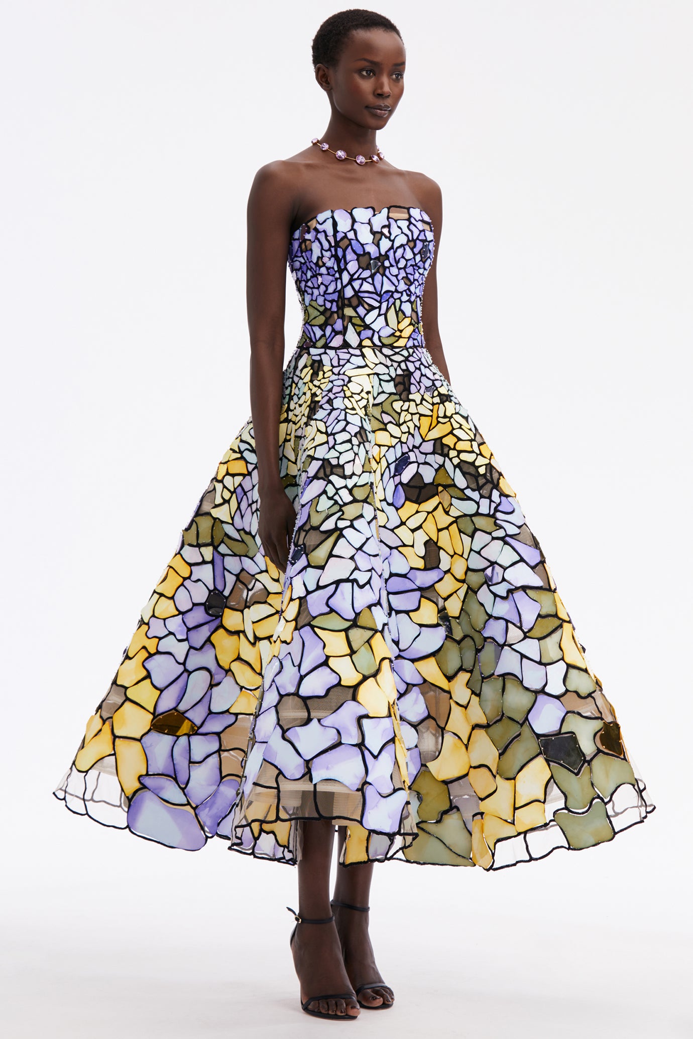 Art Nouveau Stained Glass Gown