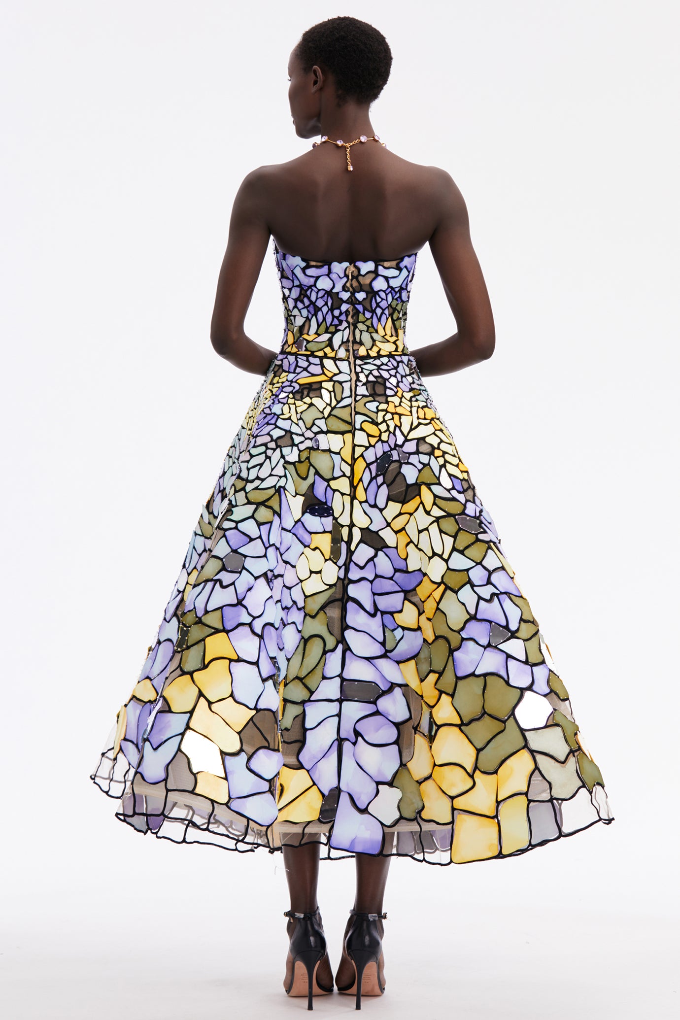 Art Nouveau Stained Glass Gown