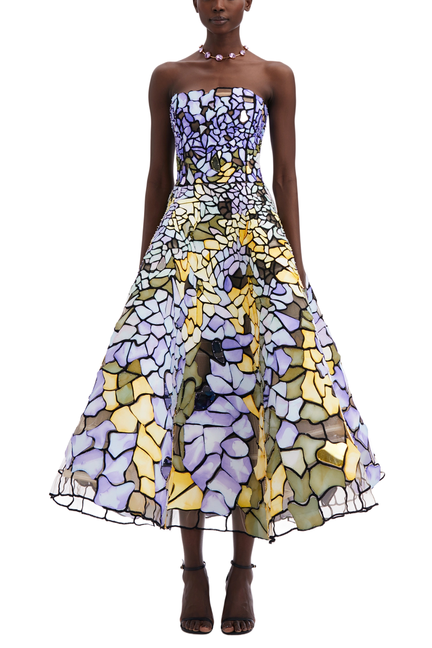 Art Nouveau Stained Glass Gown