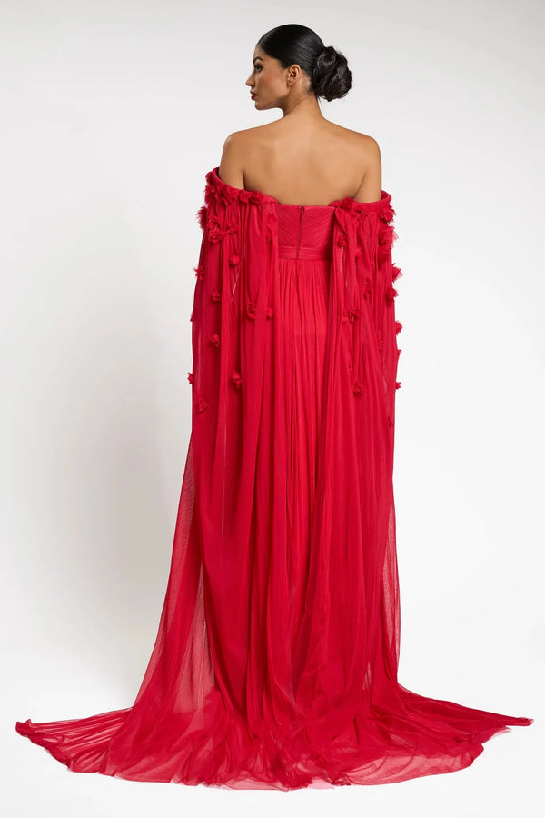Pasion Rosa Gown - ALBOUSHIYA - district 5 - dubai - riyadh - abaya - dresses - designers - evening wear - luxury - elegance - craftsmanship - gowns - cocktail dresses - collections - georges