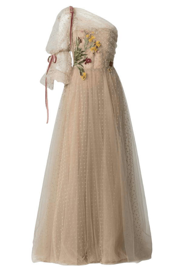 Patagonia Dress - ALBOUSHIYA - district 5 - dubai - riyadh - abaya - dresses - designers - evening wear - luxury - elegance - craftsmanship - gowns - cocktail dresses - collections - georges