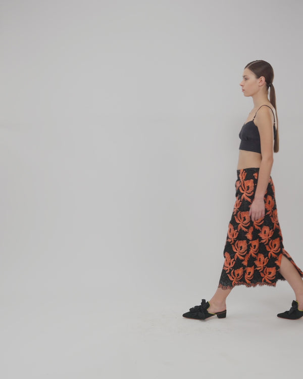 Nirva Cord Lace Skirt
