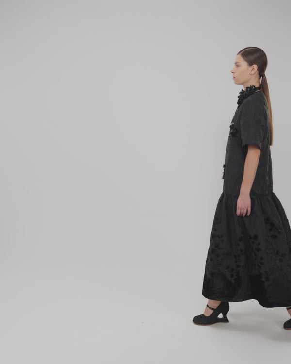Leila Lamé Dress