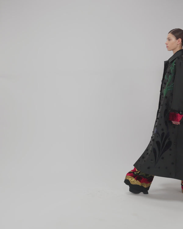 Hera Taffeta A-Line Coat
