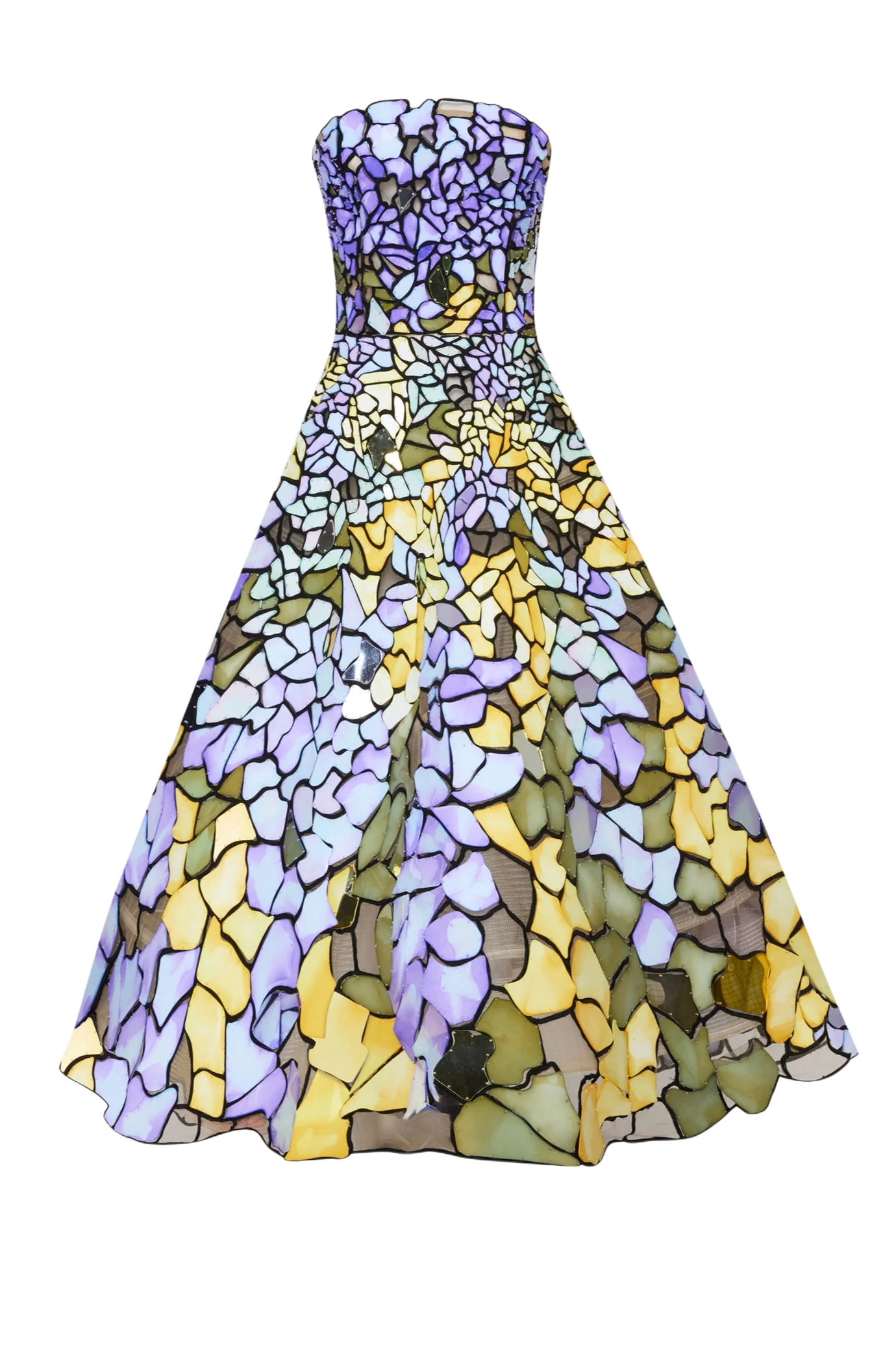 Art Nouveau Stained Glass Gown