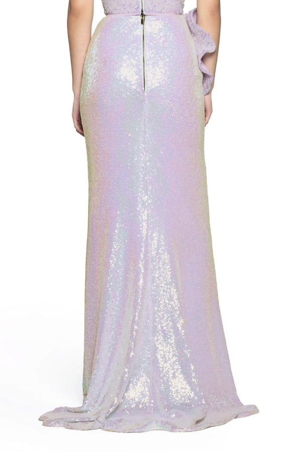Rhyme Evening Skirt - ALBOUSHIYA - district 5 - dubai - riyadh - abaya - dresses - designers - evening wear - luxury - elegance - craftsmanship - gowns - cocktail dresses - collections - georges