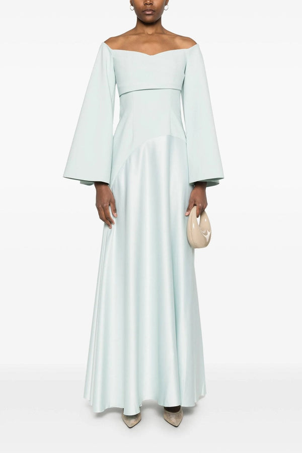 Rina Maxi Dress - ALBOUSHIYA - district 5 - dubai - riyadh - abaya - dresses - designers - evening wear - luxury - elegance - craftsmanship - gowns - cocktail dresses - collections - georges