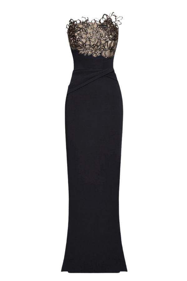 Rubber Lace Cady Gown