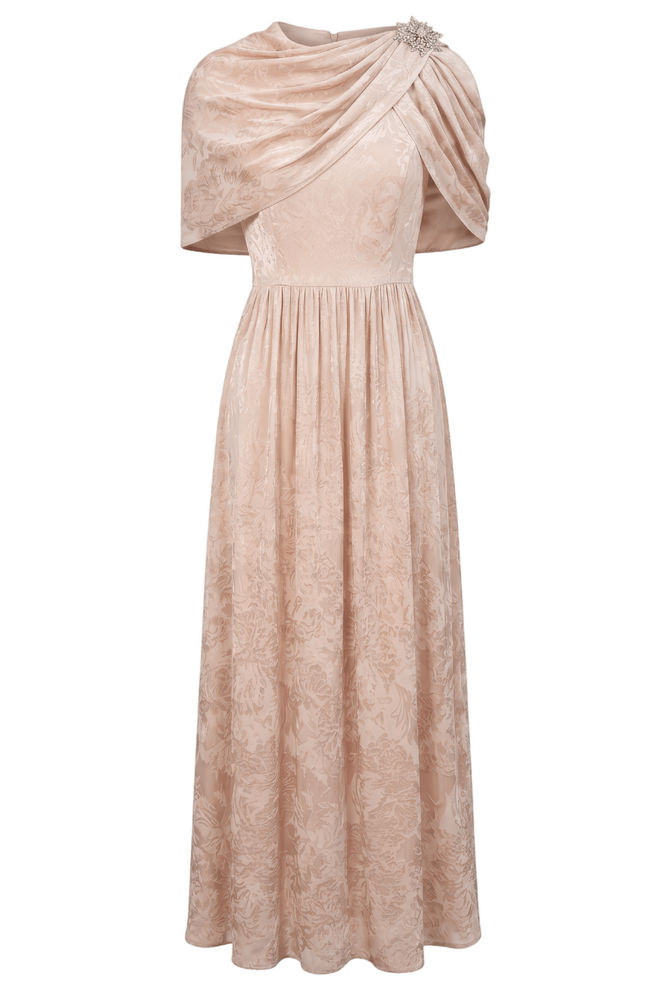Sallie Dress in Soft Pink - ALBOUSHIYA - district 5 - dubai - riyadh - abaya - dresses - designers - evening wear - luxury - elegance - craftsmanship - gowns - cocktail dresses - collections - georges