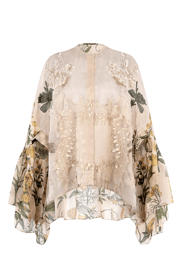 Saru Blouse - ALBOUSHIYA - district 5 - dubai - riyadh - abaya - dresses - designers - evening wear - luxury - elegance - craftsmanship - gowns - cocktail dresses - collections - georges