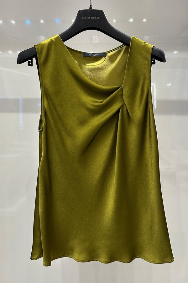 Satin Top - ALBOUSHIYA - district 5 - dubai - riyadh - abaya - dresses - designers - evening wear - luxury - elegance - craftsmanship - gowns - cocktail dresses - collections - georges