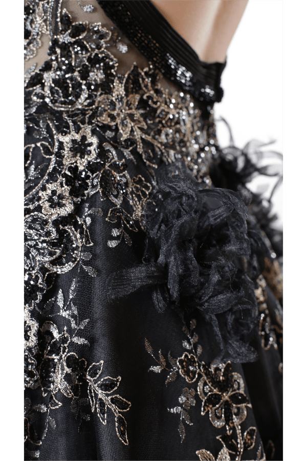 Scoop Back Ball Gown - ALBOUSHIYA - district 5 - dubai - riyadh - abaya - dresses - designers - evening wear - luxury - elegance - craftsmanship - gowns - cocktail dresses - collections - georges