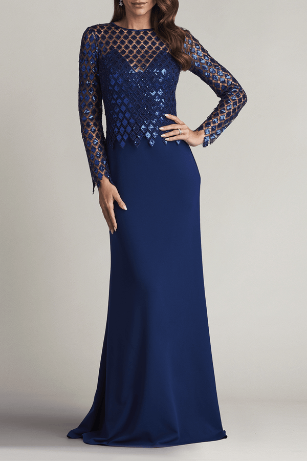 Sequin Illusion Gown - ALBOUSHIYA - district 5 - dubai - riyadh - abaya - dresses - designers - evening wear - luxury - elegance - craftsmanship - gowns - cocktail dresses - collections - georges