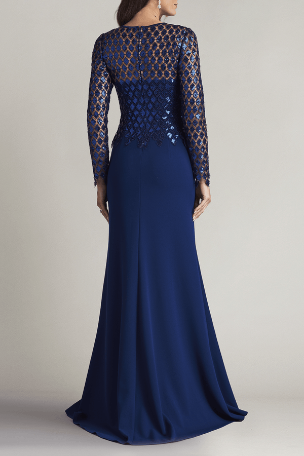 Sequin Illusion Gown - ALBOUSHIYA - district 5 - dubai - riyadh - abaya - dresses - designers - evening wear - luxury - elegance - craftsmanship - gowns - cocktail dresses - collections - georges