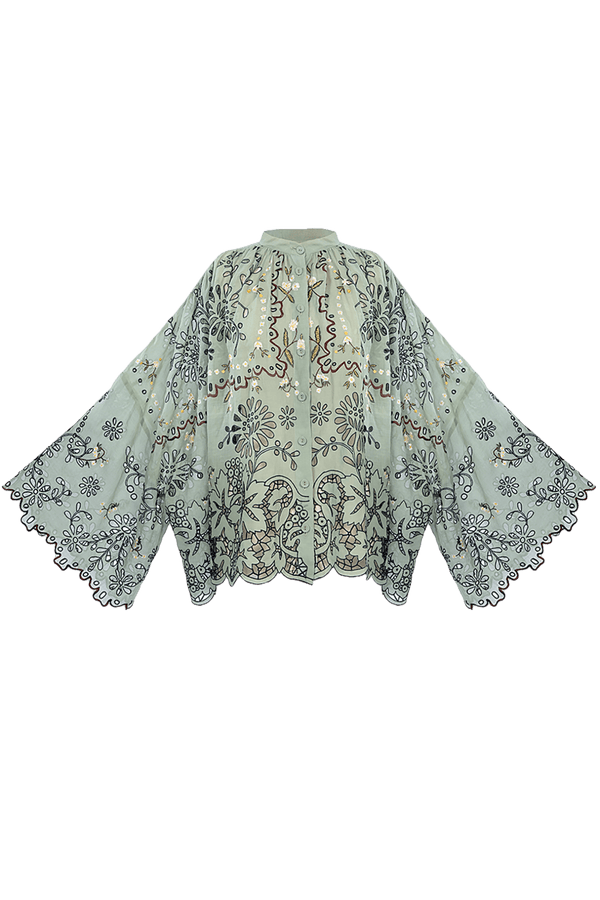 Somya Blouse - ALBOUSHIYA - district 5 - dubai - riyadh - abaya - dresses - designers - evening wear - luxury - elegance - craftsmanship - gowns - cocktail dresses - collections - georges