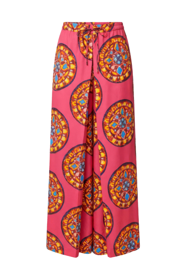 Split Skirt Loulou in Rose Anthos - ALBOUSHIYA - district 5 - dubai - riyadh - abaya - dresses - designers - evening wear - luxury - elegance - craftsmanship - gowns - cocktail dresses - collections - georges