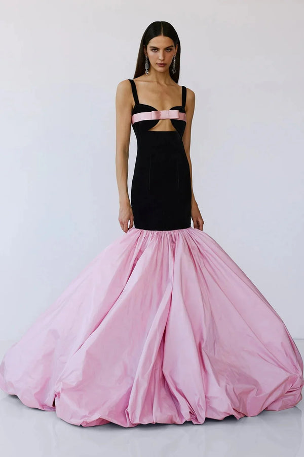 Stellise Renaissance Silk Dress - ALBOUSHIYA - district 5 - dubai - riyadh - abaya - dresses - designers - evening wear - luxury - elegance - craftsmanship - gowns - cocktail dresses - collections - georges