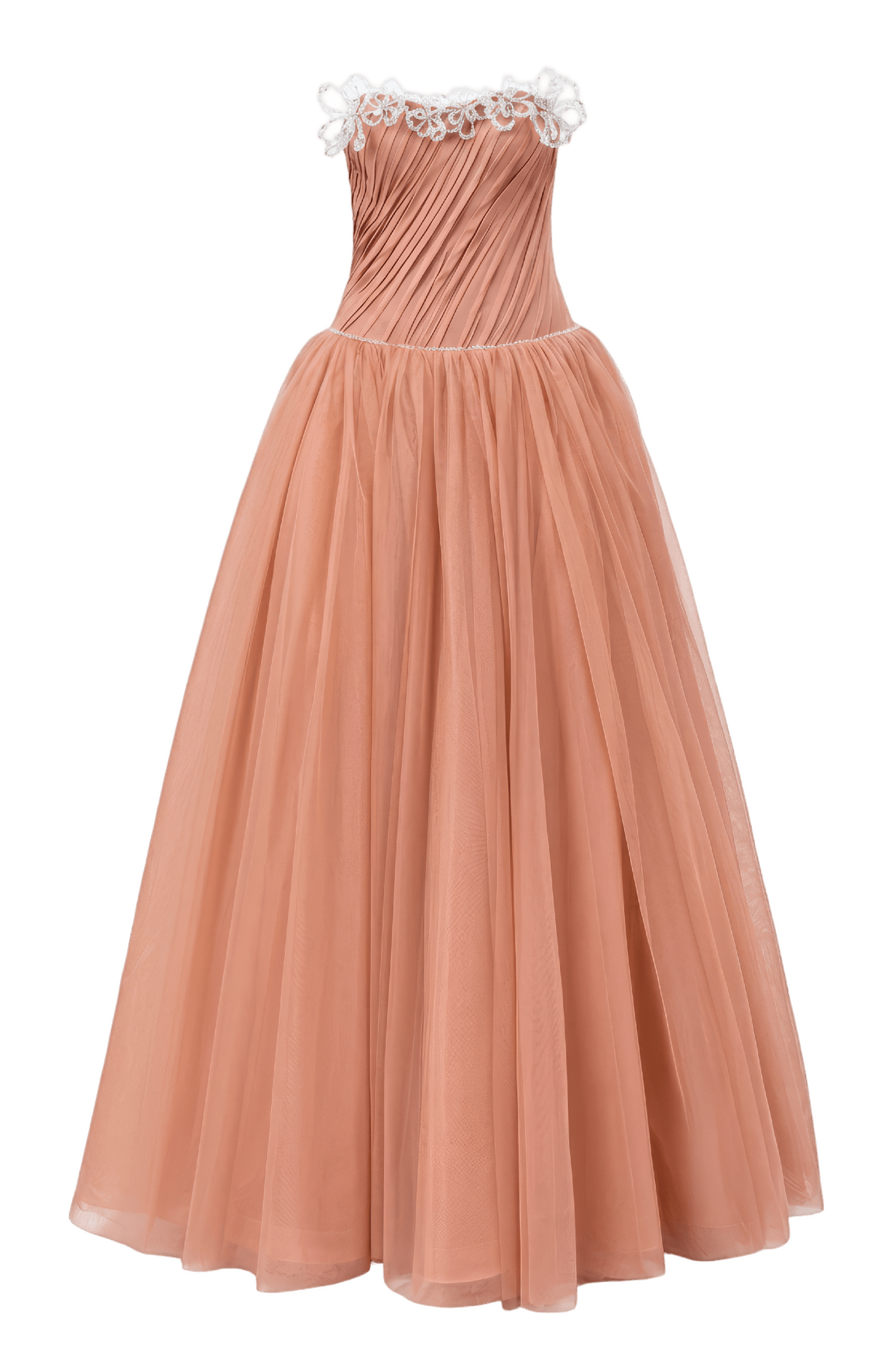 Strapless Draped Ball Gown - ALBOUSHIYA - district 5 - dubai - riyadh - abaya - dresses - designers - evening wear - luxury - elegance - craftsmanship - gowns - cocktail dresses - collections - georges