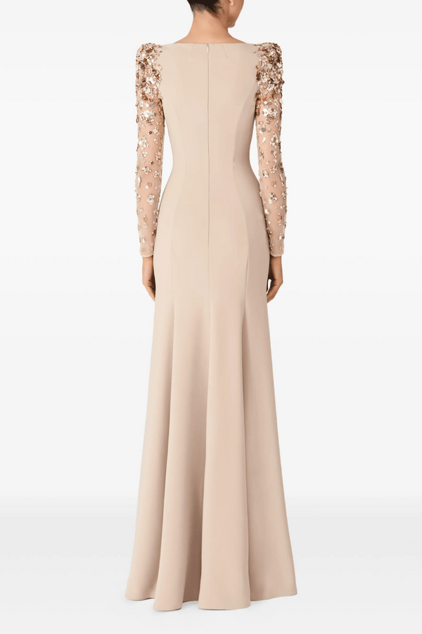 Sylvia Maxi Dress - ALBOUSHIYA - district 5 - dubai - riyadh - abaya - dresses - designers - evening wear - luxury - elegance - craftsmanship - gowns - cocktail dresses - collections - georges