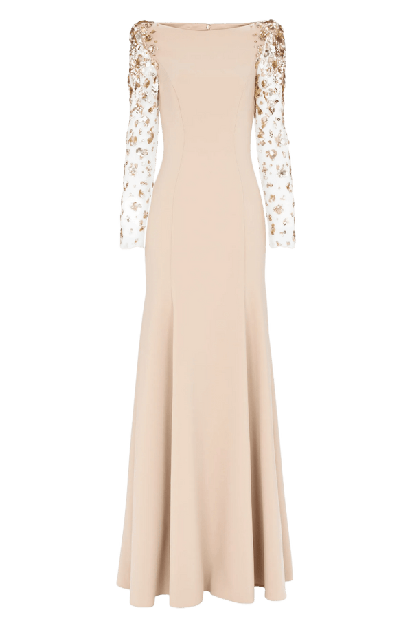 Sylvia Maxi Dress - ALBOUSHIYA - district 5 - dubai - riyadh - abaya - dresses - designers - evening wear - luxury - elegance - craftsmanship - gowns - cocktail dresses - collections - georges