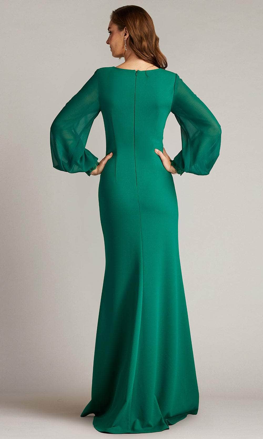 Sahana Bishop Sleeve Plunge Gown