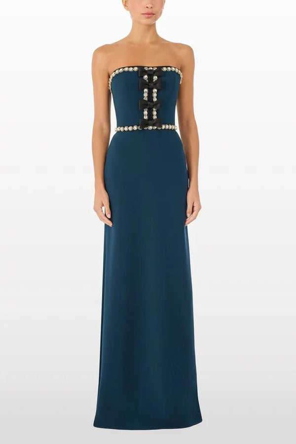 Tandy Gown - ALBOUSHIYA - district 5 - dubai - riyadh - abaya - dresses - designers - evening wear - luxury - elegance - craftsmanship - gowns - cocktail dresses - collections - georges