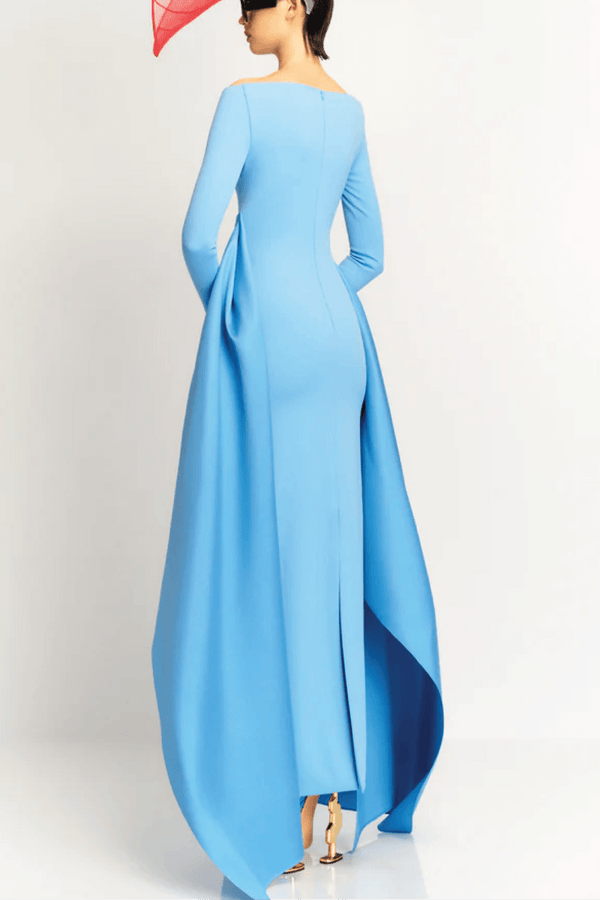 The Irma Maxi Dress - ALBOUSHIYA - district 5 - dubai - riyadh - abaya - dresses - designers - evening wear - luxury - elegance - craftsmanship - gowns - cocktail dresses - collections - georges