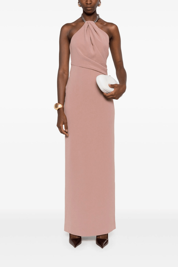 The Riva Maxi Dress in Arctic Blue - ALBOUSHIYA - district 5 - dubai - riyadh - abaya - dresses - designers - evening wear - luxury - elegance - craftsmanship - gowns - cocktail dresses - collections - georges