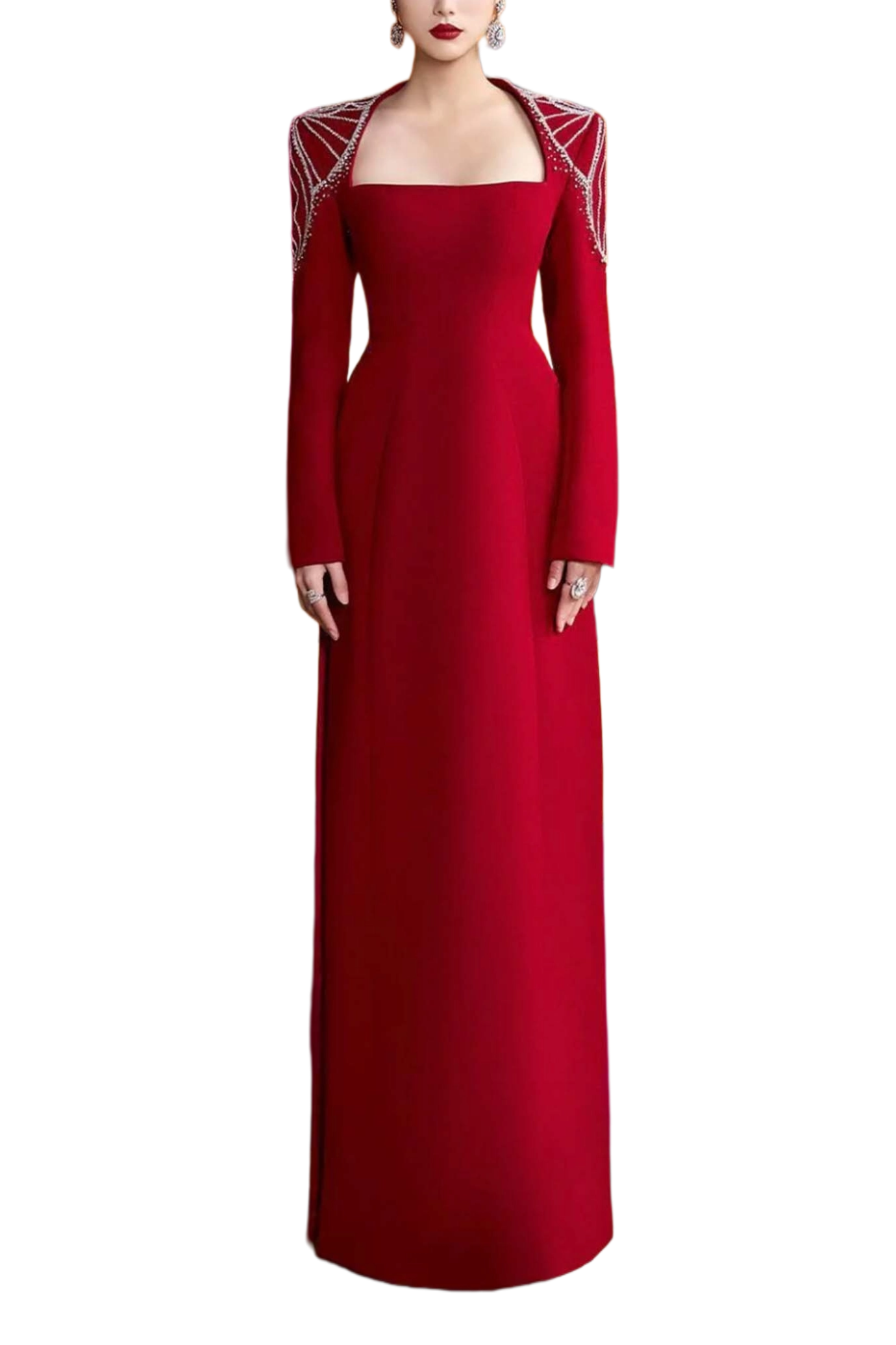 Scarlet Majesty Gown