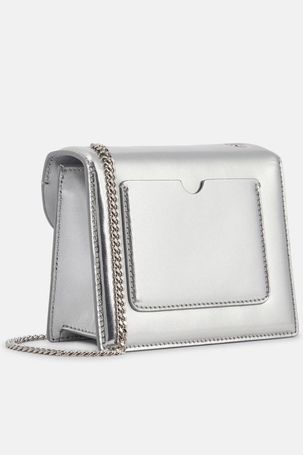Tro Mini Leather Crossbody Bag - ALBOUSHIYA - district 5 - dubai - riyadh - abaya - dresses - designers - evening wear - luxury - elegance - craftsmanship - gowns - cocktail dresses - collections - georges