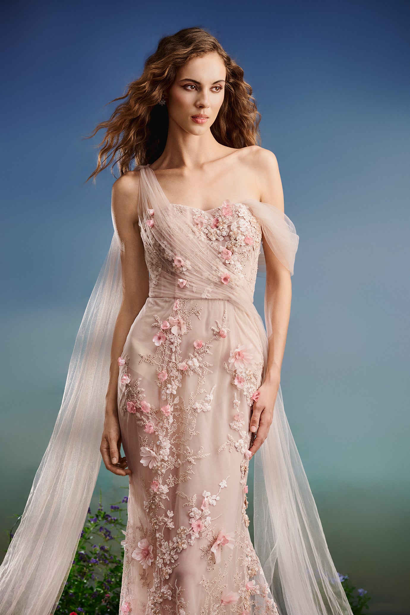 Petal Serenade Gown