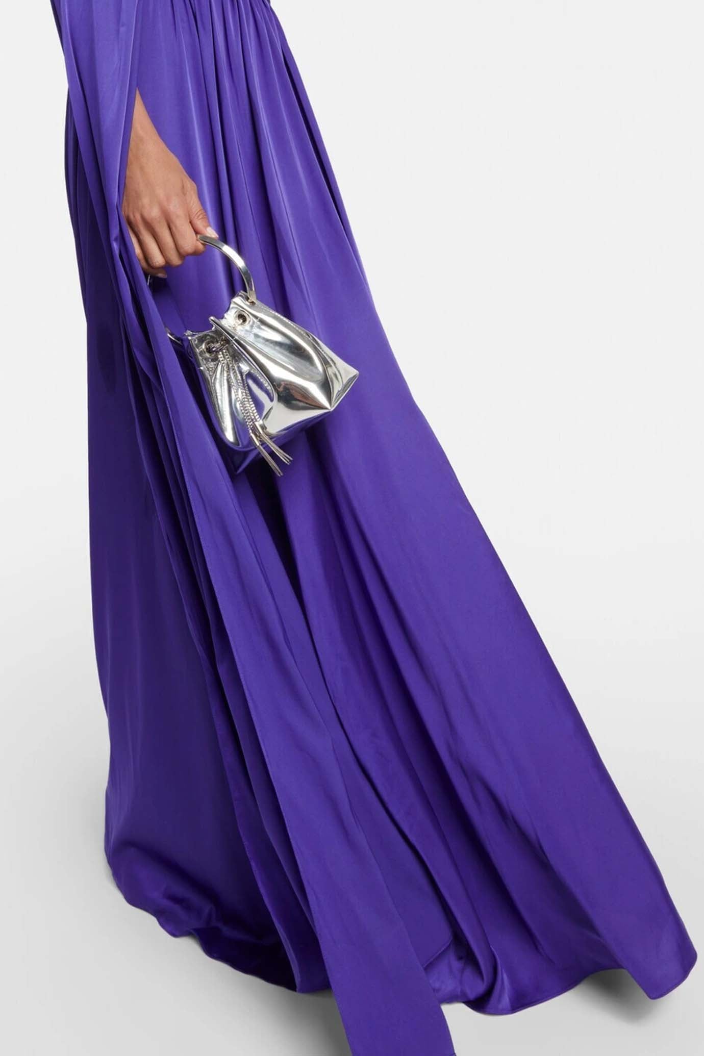 Chiffon Cape Gown