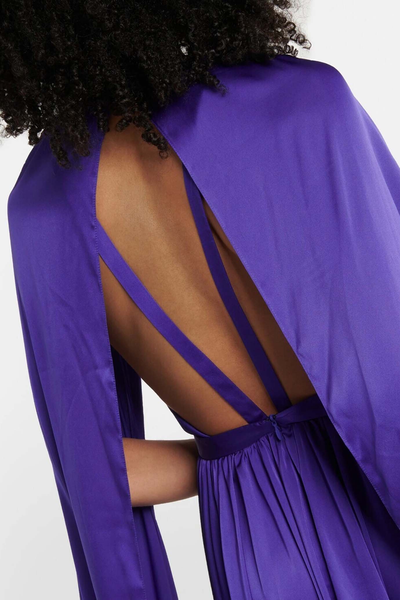 Chiffon Cape Gown