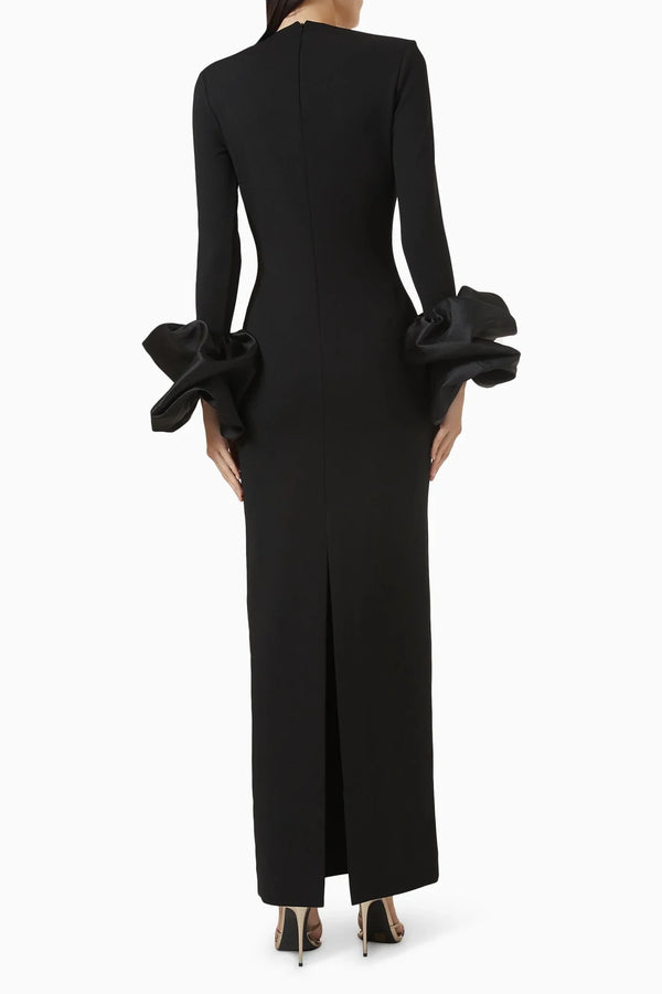 Valerie Maxi Dress - ALBOUSHIYA - district 5 - dubai - riyadh - abaya - dresses - designers - evening wear - luxury - elegance - craftsmanship - gowns - cocktail dresses - collections - georges