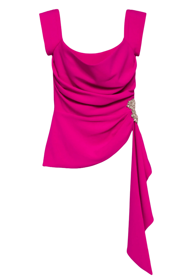 Veya Drape Off Shoulder - ALBOUSHIYA - district 5 - dubai - riyadh - abaya - dresses - designers - evening wear - luxury - elegance - craftsmanship - gowns - cocktail dresses - collections - georges